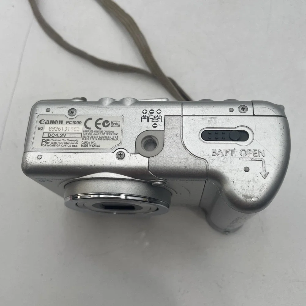 Canon PowerShot A95 5MP‎ Digital Camera 12X Zoom+Battery+Memory Card-TESTED